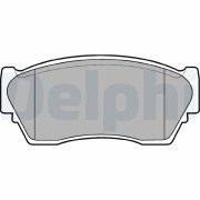 LP804 Sada brzdových platničiek kotúčovej brzdy DELPHI