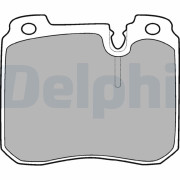 LP908 Sada brzdových platničiek kotúčovej brzdy DELPHI