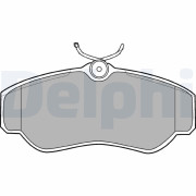 LP913 Sada brzdových platničiek kotúčovej brzdy DELPHI