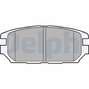 LP921 Sada brzdových platničiek kotúčovej brzdy DELPHI