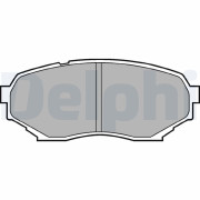 LP934 Sada brzdových platničiek kotúčovej brzdy DELPHI