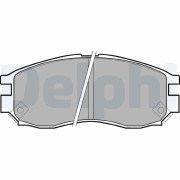 LP961 Sada brzdových platničiek kotúčovej brzdy DELPHI