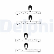 LX0071 Sada príslużenstva oblożenia kotúčovej brzdy DELPHI