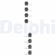 LX0161 Sada príslużenstva oblożenia kotúčovej brzdy DELPHI