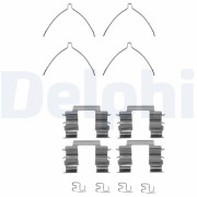 LX0206 Sada príslużenstva oblożenia kotúčovej brzdy DELPHI