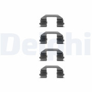 LX0255 Sada príslużenstva oblożenia kotúčovej brzdy DELPHI
