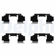 LX0301 Sada príslużenstva oblożenia kotúčovej brzdy DELPHI