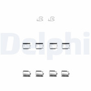 LX0343 Sada príslużenstva oblożenia kotúčovej brzdy DELPHI