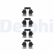 LX0345 Sada príslużenstva oblożenia kotúčovej brzdy DELPHI