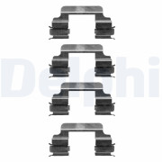 LX0363 Sada príslużenstva oblożenia kotúčovej brzdy DELPHI