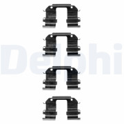 LX0372 Sada príslużenstva oblożenia kotúčovej brzdy DELPHI