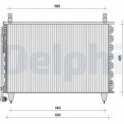 TSP0225042 Kondenzátor klimatizácie DELPHI