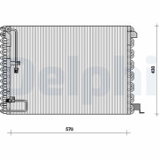 TSP0225076 Kondenzátor klimatizácie DELPHI