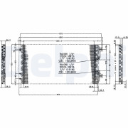 TSP0225166 Kondenzátor klimatizácie DELPHI