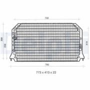 TSP0225310 Kondenzátor klimatizácie DELPHI