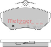 1170061 Sada brzdových platničiek kotúčovej brzdy METZGER