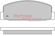 1170088 Sada brzdových platničiek kotúčovej brzdy METZGER