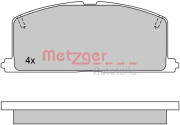 1170327 Sada brzdových platničiek kotúčovej brzdy METZGER