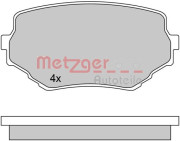 1170415 Sada brzdových platničiek kotúčovej brzdy METZGER