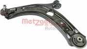 58092011 Rameno zavesenia kolies KIT + GREENPARTS METZGER