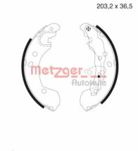 MG 985 Sada brzdových čeľustí METZGER