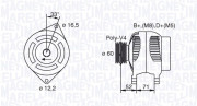 063321608010 Alternátor MAGNETI MARELLI