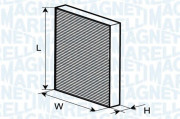 350203064030 Filter vnútorného priestoru MAGNETI MARELLI