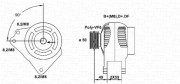 943355052010 Alternátor MAGNETI MARELLI