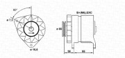 943356123010 Alternátor MAGNETI MARELLI