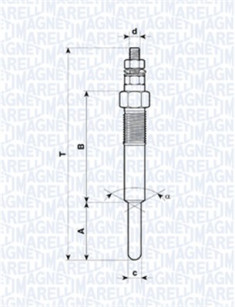 062583101304 żeraviaca sviečka MAGNETI MARELLI