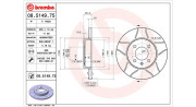 360406048205 Brzdový kotúč MAGNETI MARELLI