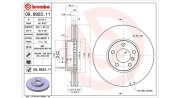 360406100301 Brzdový kotúč MAGNETI MARELLI