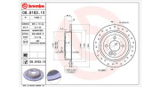 360406002802 Brzdový kotúč MAGNETI MARELLI