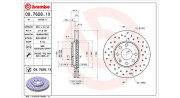 360406038702 Brzdový kotúč MAGNETI MARELLI