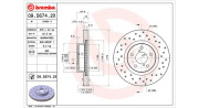 360406045402 Brzdový kotúč MAGNETI MARELLI