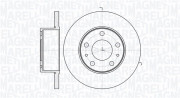 361302040253 Brzdový kotúč MAGNETI MARELLI