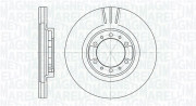 361302040402 Brzdový kotúč MAGNETI MARELLI