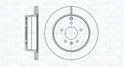 361302040750 Brzdový kotúč MAGNETI MARELLI