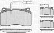 363916060113 Sada brzdových platničiek kotúčovej brzdy MAGNETI MARELLI