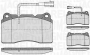 363916060121 Sada brzdových platničiek kotúčovej brzdy MAGNETI MARELLI