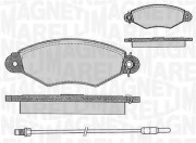 363916060513 Sada brzdových platničiek kotúčovej brzdy MAGNETI MARELLI