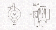 063731088010 Alternátor MAGNETI MARELLI