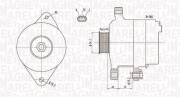 063731800010 Alternátor MAGNETI MARELLI