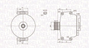 063731908010 Alternátor MAGNETI MARELLI