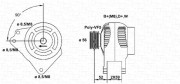 943355025010 Alternátor MAGNETI MARELLI