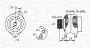 063321833010 Alternátor MAGNETI MARELLI