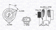 063341711010 Alternátor MAGNETI MARELLI