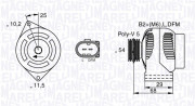 063532250200 Alternátor MAGNETI MARELLI