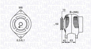 063532620010 Alternátor MAGNETI MARELLI