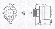 063532621010 Alternátor MAGNETI MARELLI